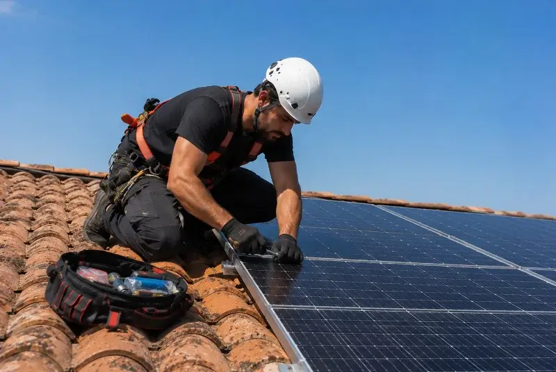 Maintenance et monitoring de panneaux solaires à Saint-Morillon